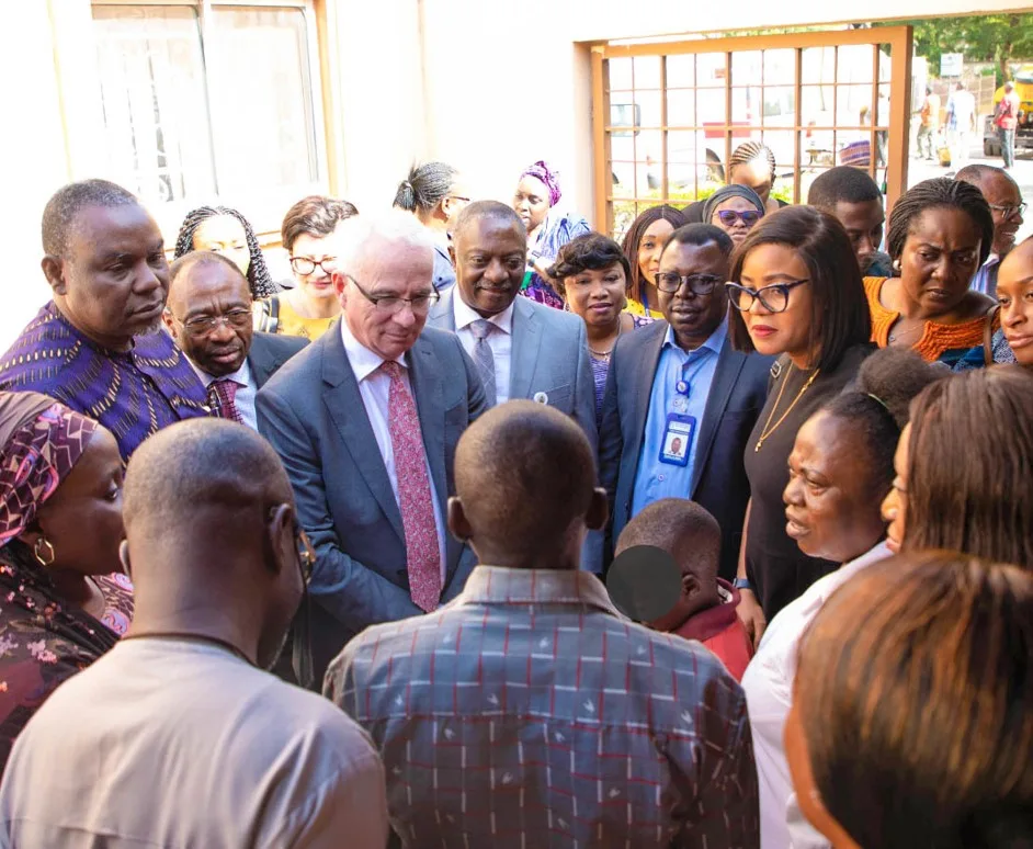Global Fund Executive Director Visits Asokoro Hospital
