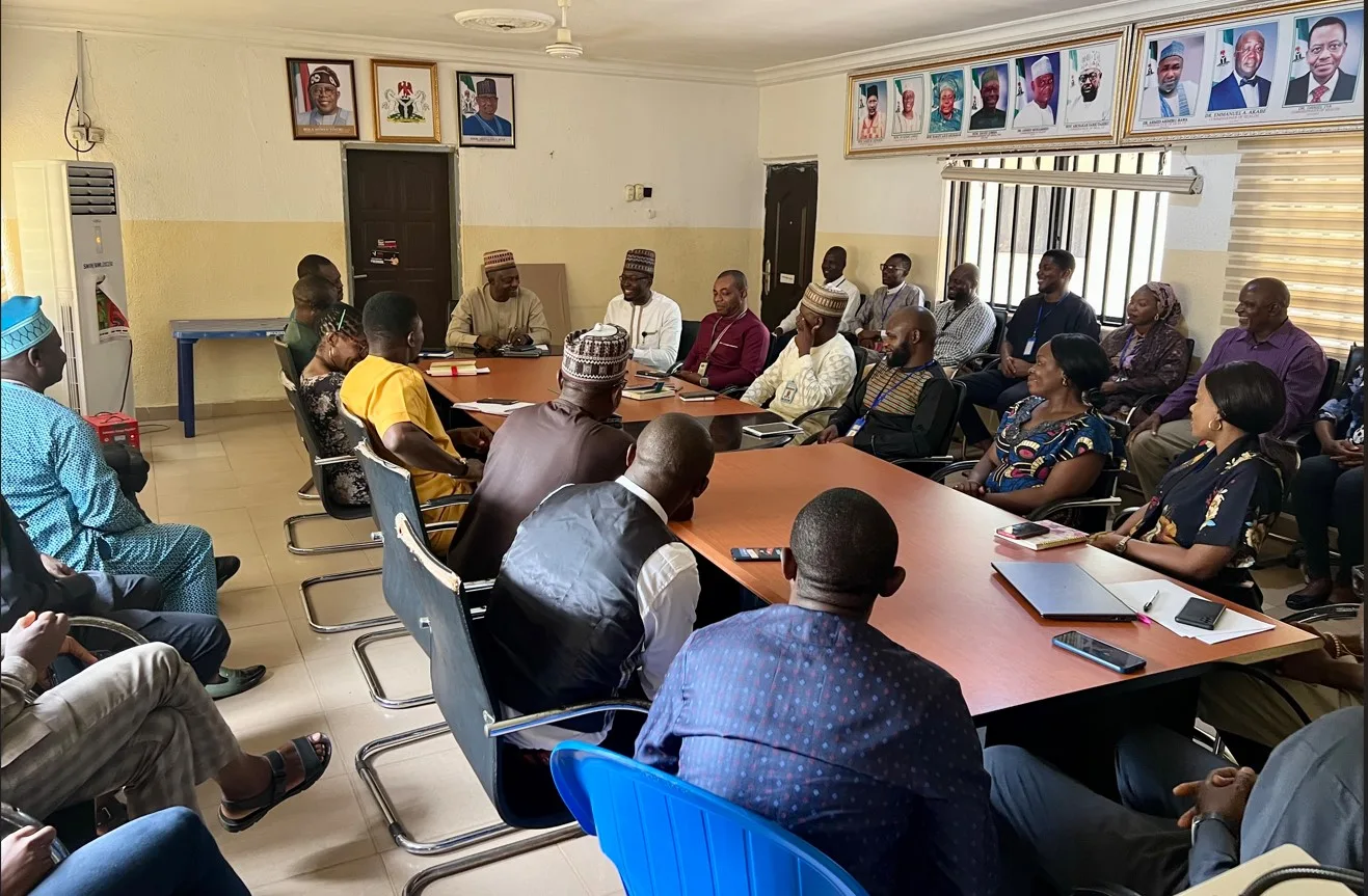 IHVN CEO Interacts with Staff in Nasarawa State