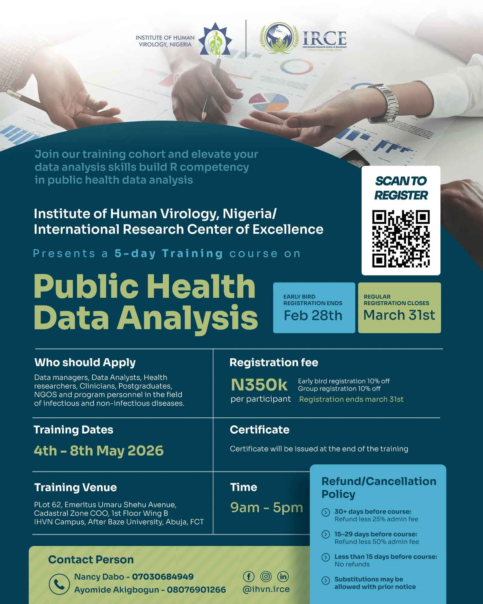 Public Health Data Analysis Training PHDAT 2nd Edition Flyer Final 17122025