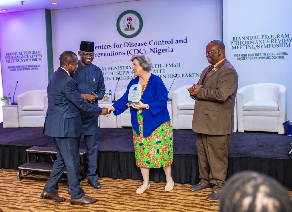 Institute Receives Public Health Excellence Award - IHV NIGERIA.org