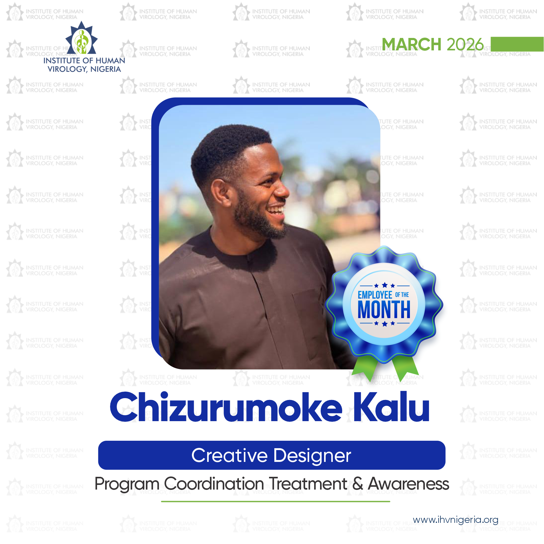 IHVN Celebrates March 2026 Employees of the Month - IHV NIGERIA.org