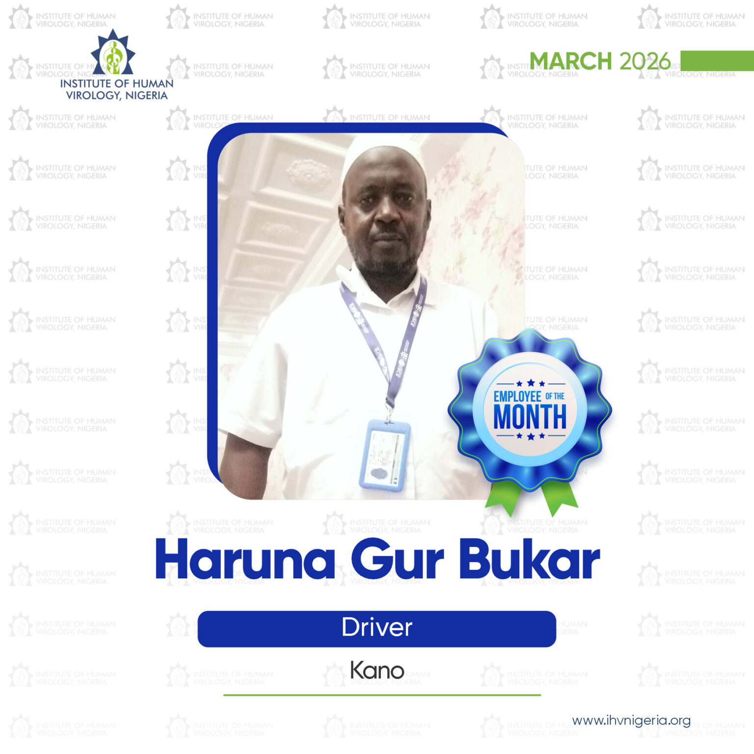 IHVN Celebrates March 2026 Employees of the Month - IHV NIGERIA.org